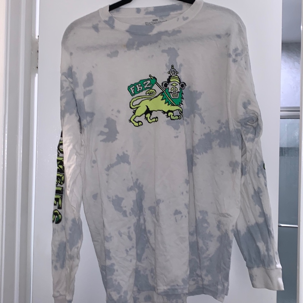 Flatbush Zombies Beast Coast Tour Tie Dye Longsleeve Shirt Rare